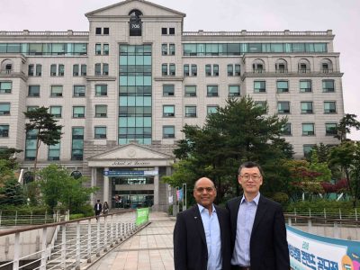 With Host Dr. Robert Park at Hanyang U Business School
