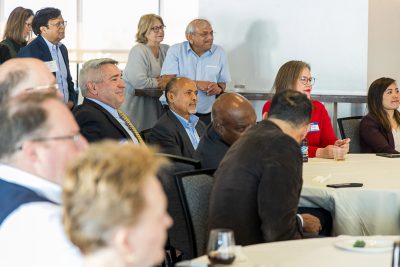 Group photo of attendees at the research awards ceremony. Photo courtesy of Andy Santos for Virginia Tech 