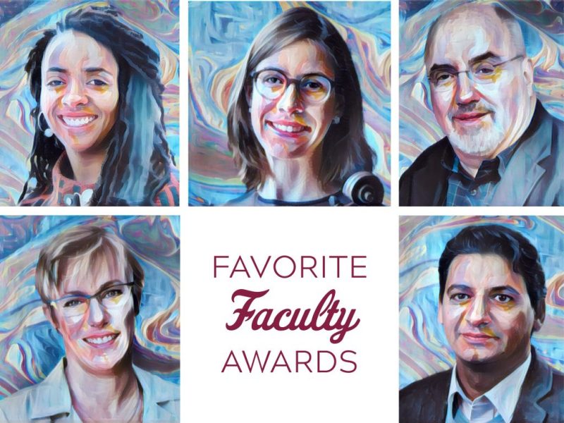 Students choose Favorite Faculty Award recipients